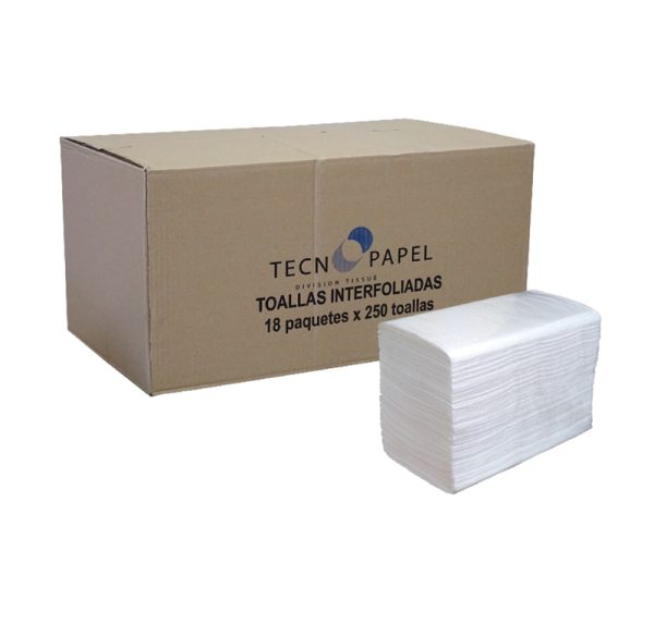 AK190202 - TOALLAS INTERFOLIADAS Pack 18 X 250 hojas Extra Blanca